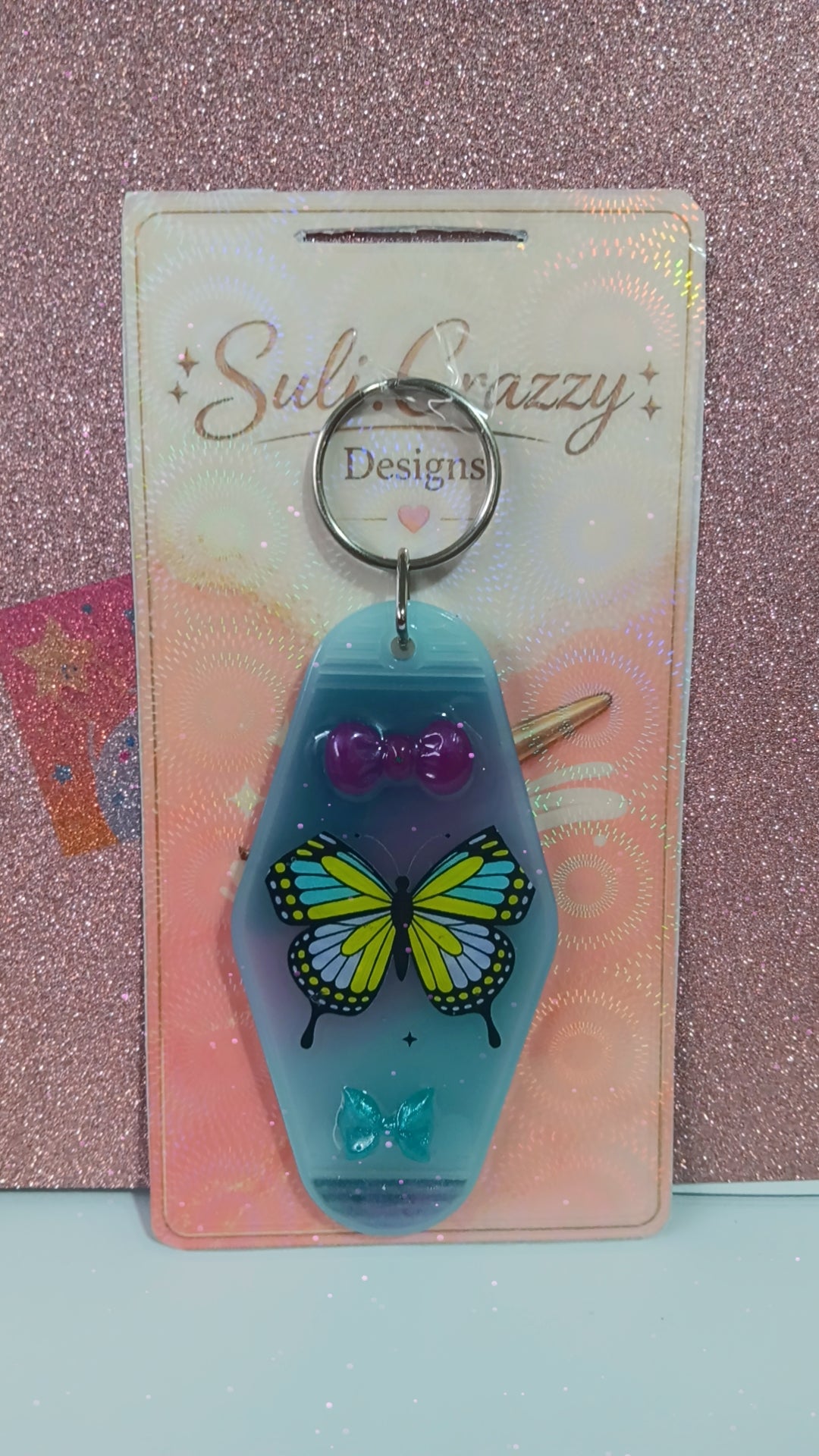 butterfly keychain