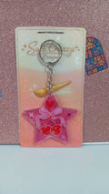 cherry star keychain