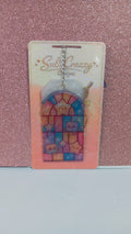 stain glass style keychain