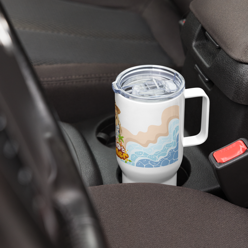 Hello Summer mug with a handle